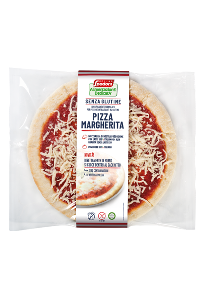 Pizza Margherita Senza Glutine Ovenable - Spadoni