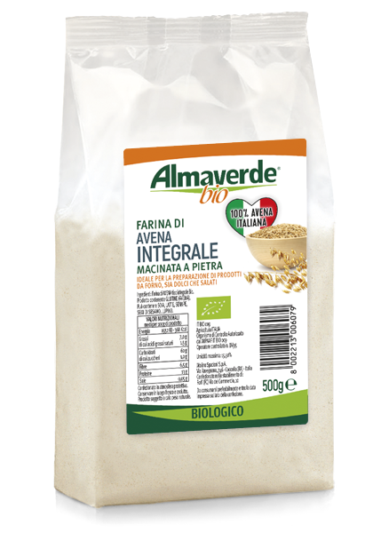 Farina Bio di Avena Integrale macinata a pietra - Spadoni