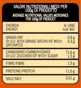 average-nutritional-Gran-Mugnaio-flour-type-0-for-Romagna-style-piadina