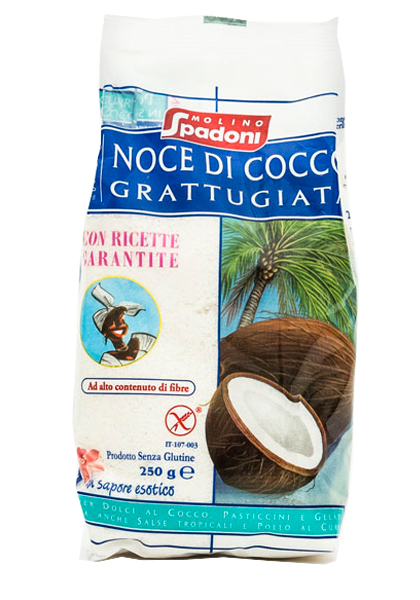 A flour made from dried grated coconut pulp.