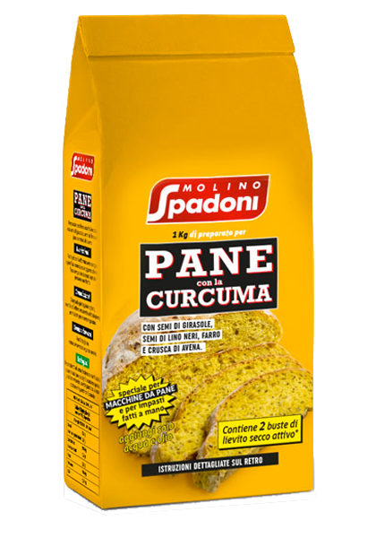 PREPARATO PER PANE ALLA CURCUMA MOLINO SPADONI