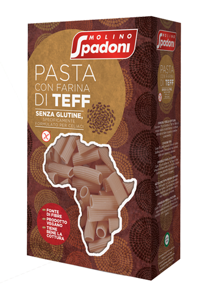 maccheroni pasta teff Molino Spadoni