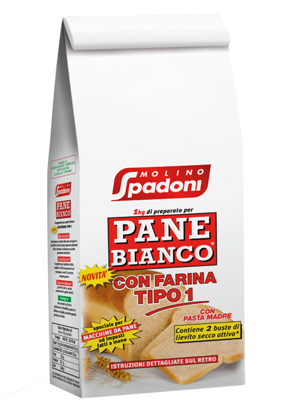 Preparato per pane bianco con farina tipo 1 - Spadoni