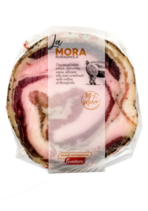 Mora Romagnola rolled pancetta