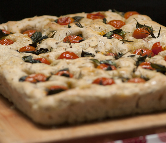 Squacquerone cheese focaccia recipes