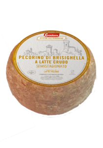 Medium-mature Brisighella Pecorino with Raw Milk